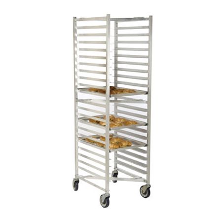 Focus Foodservice Aluminum Z-Style 20 Pan Capacity Bakery Rack