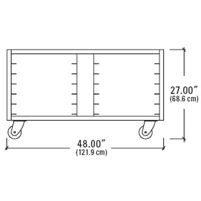 Baxter Oven Stand with Pan Slides
