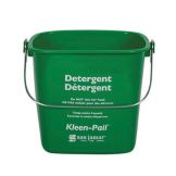 San Jamar&reg; Green 8-Quart Kleen-Pail&reg;