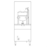 Cleveland Range 6 Gallon Gas Kettle/Cabinet Assembly
