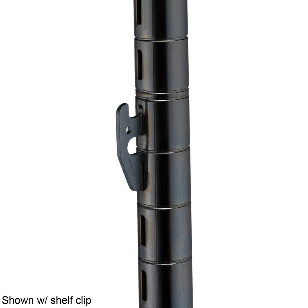 Metro&reg; qwikSLOT&trade; 54-9/16" Black Epoxy Stationary Post