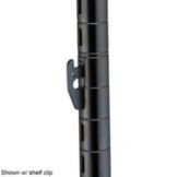 Metro&reg; qwikSLOT&trade; 54-9/16" Black Epoxy Stationary Post