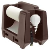 Cambro Handwashing Station w/ Paper Towel and Soap Dispenser, Dk Brown
