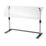 Vollrath 36" Mobile Breath / Sneeze Guard