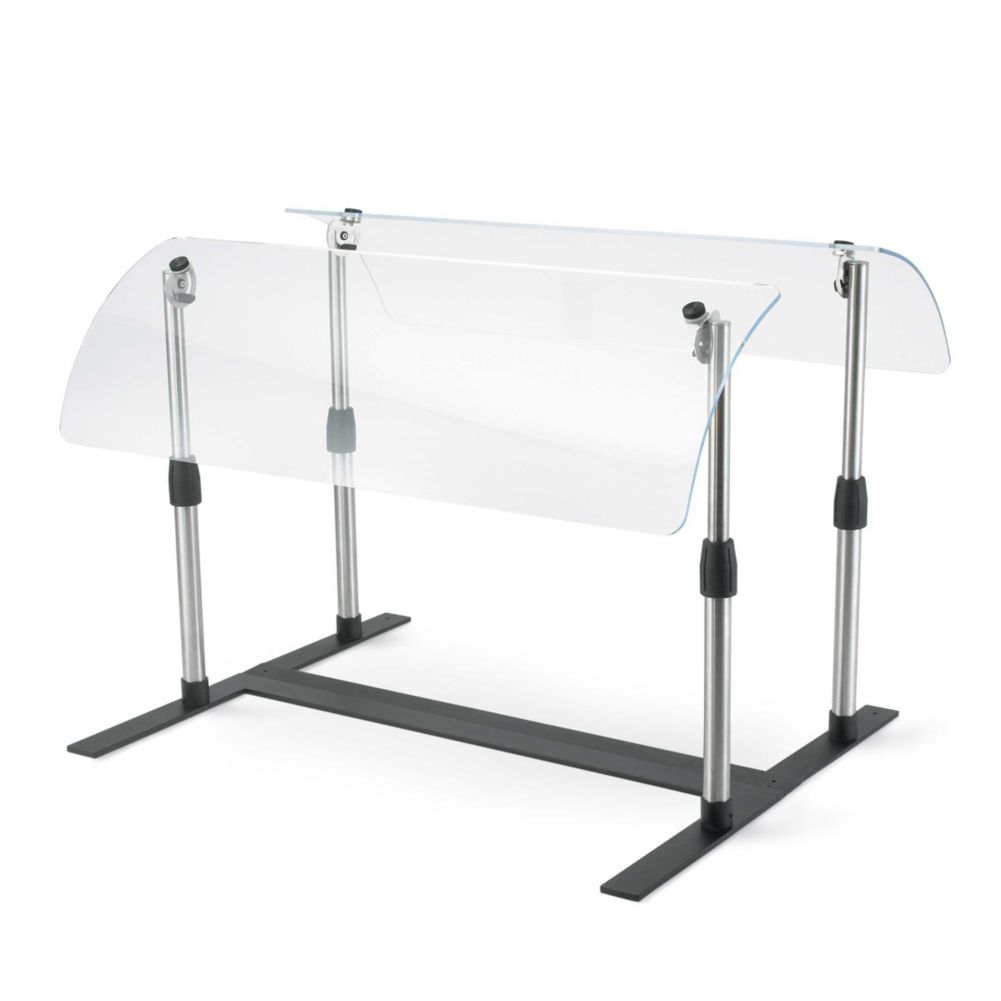 Vollrath 36" Mobile Breath / Sneeze Guard