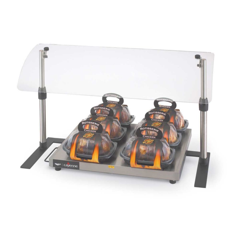 Vollrath 36" Mobile Breath / Sneeze Guard