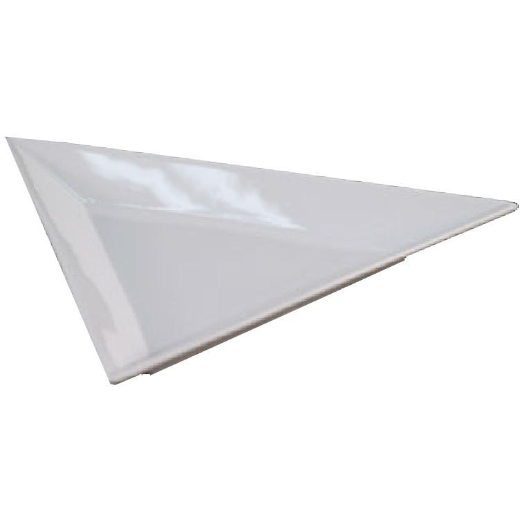 Dover Metals White Porcelain Triangle Plate