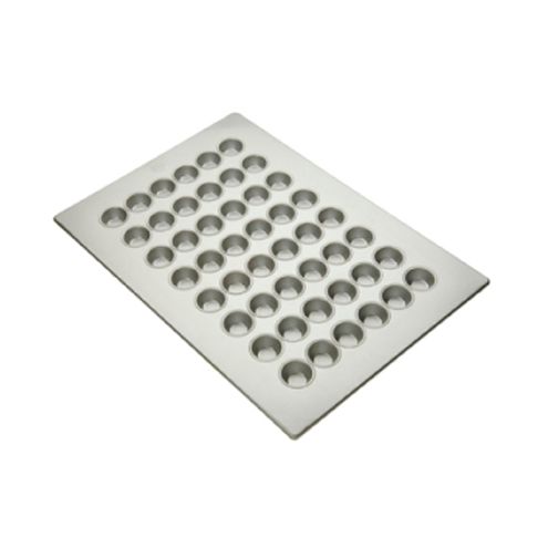 Focus Foodservice Silicone Glazed Aluminized Steel 48 Mini-Muffin Pan