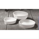 Diversified Ceramics White 16 oz Oval Baker