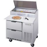 Beverage-Air 46" Pizza Top Refrigerated Counter with 2 Drawers