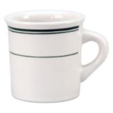 Vertex&reg; China Del Mar Green Collection 8 Oz White Arcadian Mug