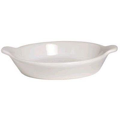 Steelite Anfora American Basics White 16 Oz. Shirred Egg Dish