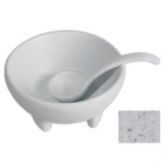 Bugambilia Extra Small Molcajete, Marble White