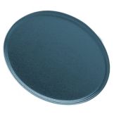 Cambro&reg; Slate Blue 22" x 26-7/8" Oval Camtray&reg;