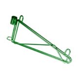 Focus Foodservice 18 In. Green Epoxy Double Direct Mount Wall Brackets