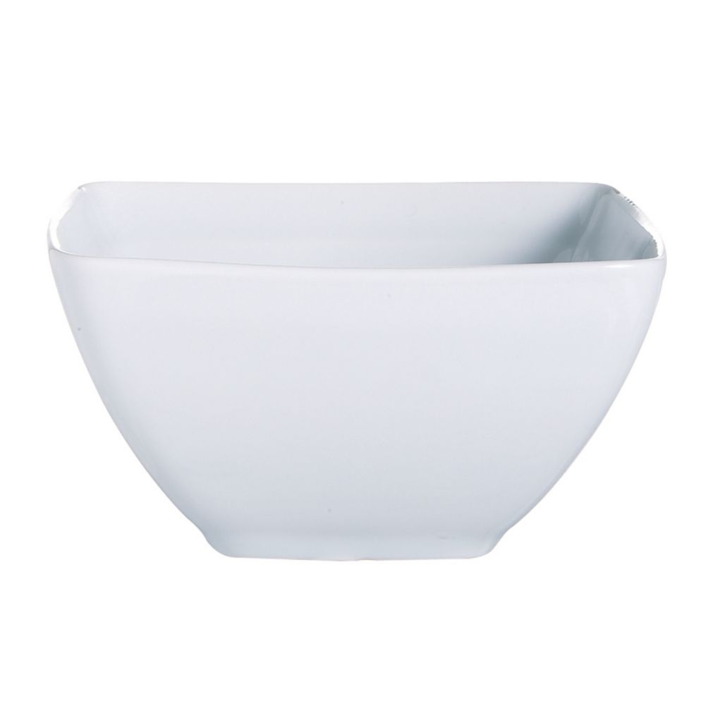 Cardinal Arcoroc Vintage White Porcelain 12-1/2 Oz. Square Bowl