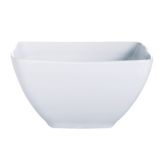 Cardinal Arcoroc Vintage White Porcelain 12-1/2 Oz. Square Bowl