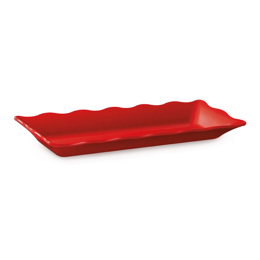 G.E.T. Red Sensation&trade; 17-1/2 x 6-3/4" Rectangular Platter
