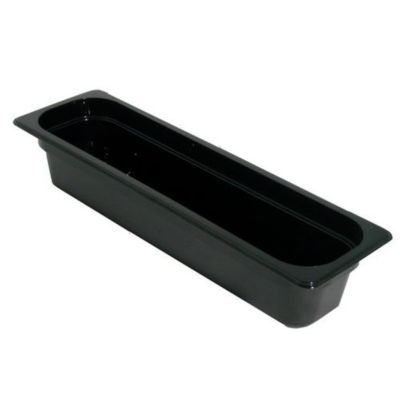 Half Long Black Food Pan