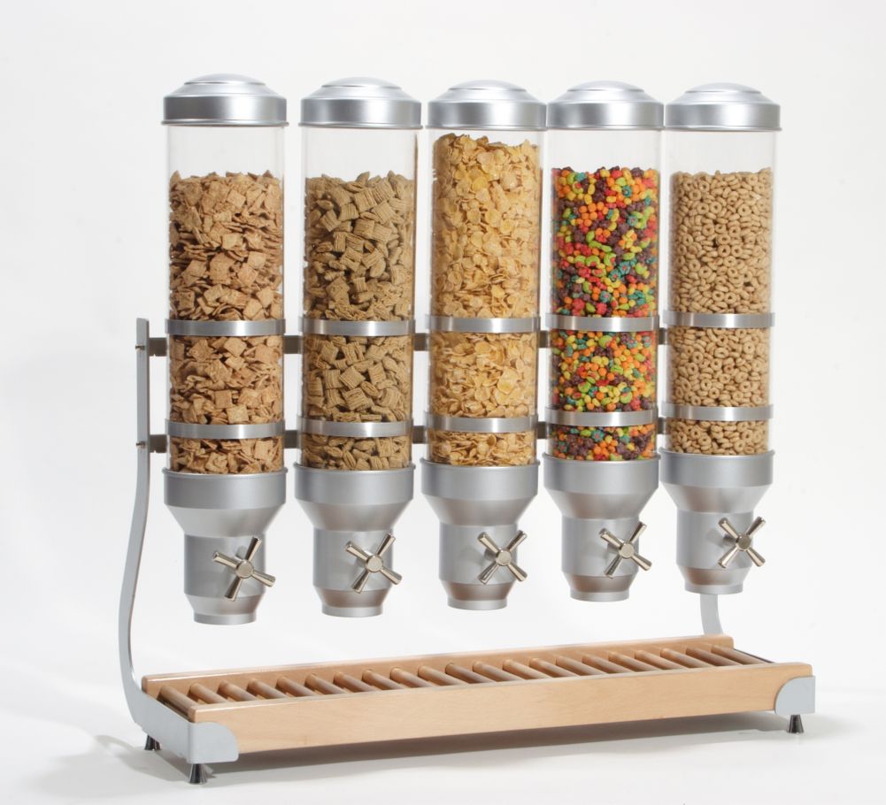 Display Cases and Cereal Dispensers