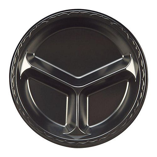 Disposable Plastic Round Plates and Bowls