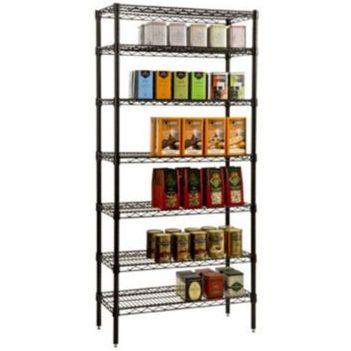 Focus Black Epoxy Shelving