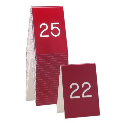 Table Number Tents
