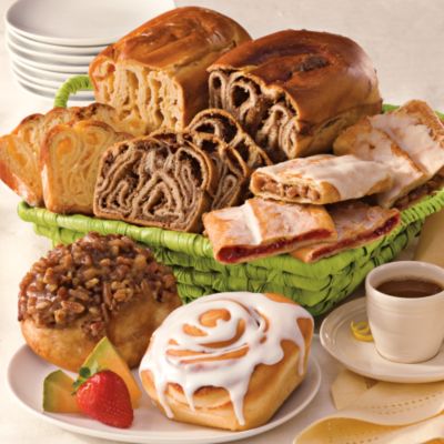 Deluxe Breakfast Sweets Sampler Basket