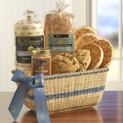 Wolferman's Sympathy Breakfast Basket