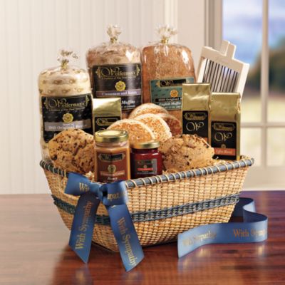Wolferman's Deluxe Sympathy Breakfast Basket