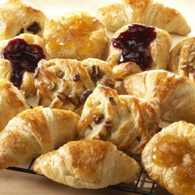 Apple and Raspberry Danish Pastries