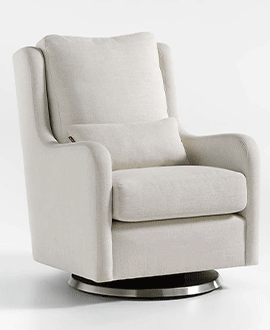 Milo Green Nursery Swivel Glider Chair