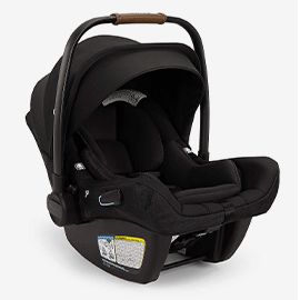 Nuna® PIPA™ aire rx Caviar Black Reclining Infant Car Seat