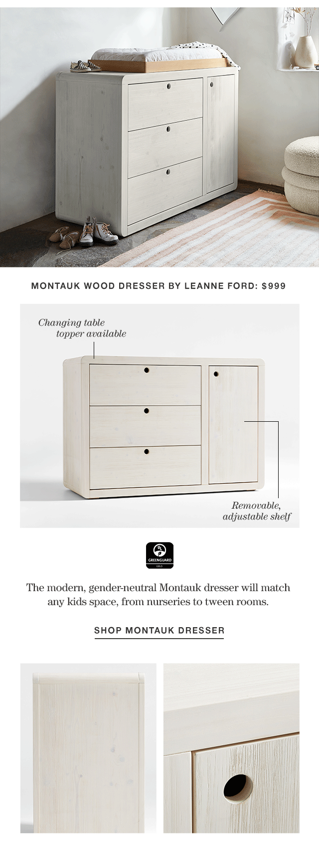 Montauk Wood Dresser
