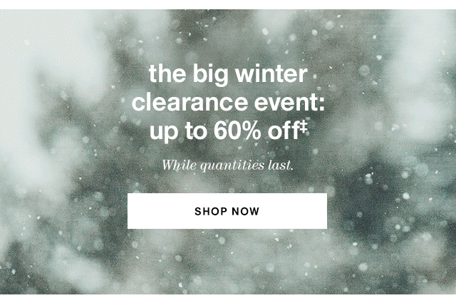 the big winter clearance event