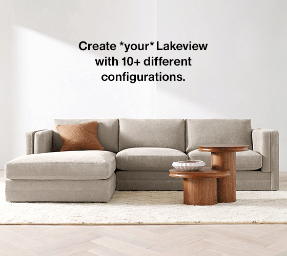 Introducing the Lakeview sofa collection Crate And Barrel