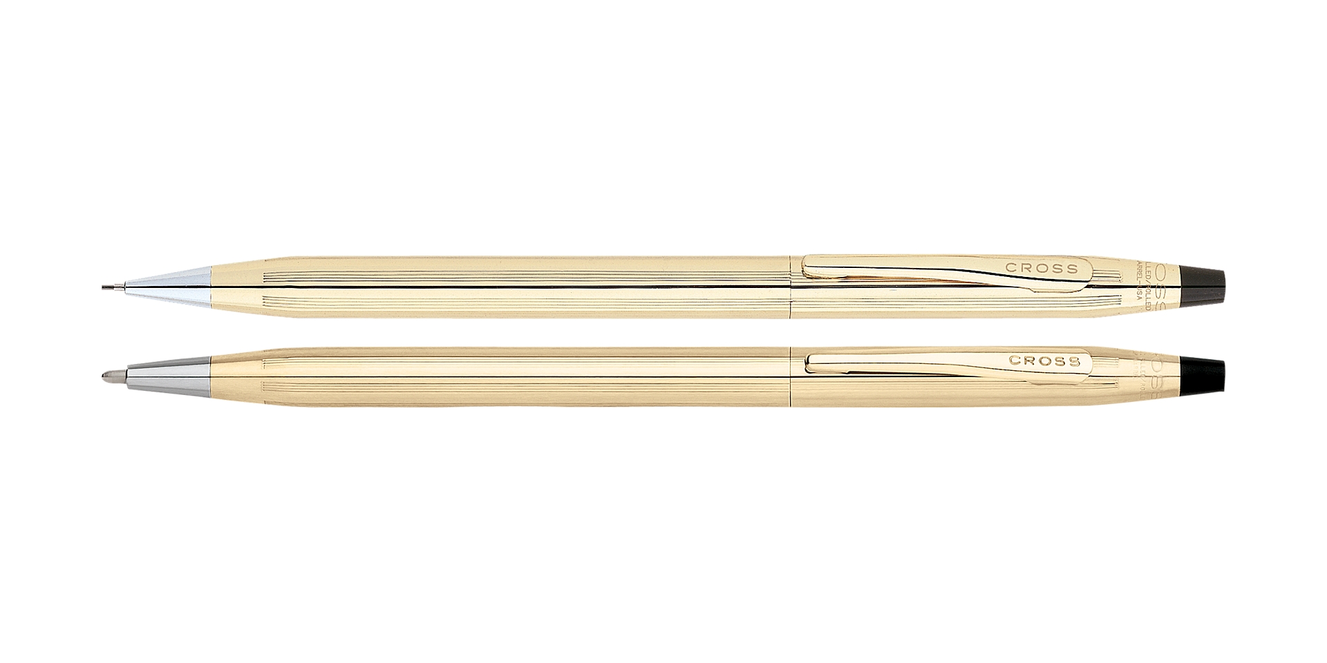 Classic Century 10 Karat Gold Filled/Rolled Gold Pen and Pencil Set