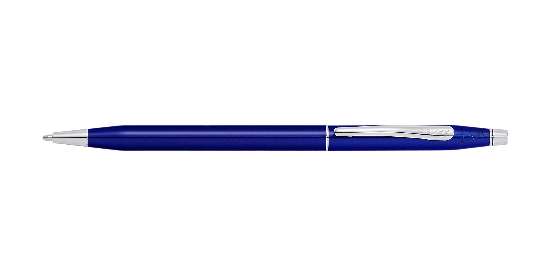 Cross Classic Century Translucent Blue Lacquer Ballpoint Pen Picture