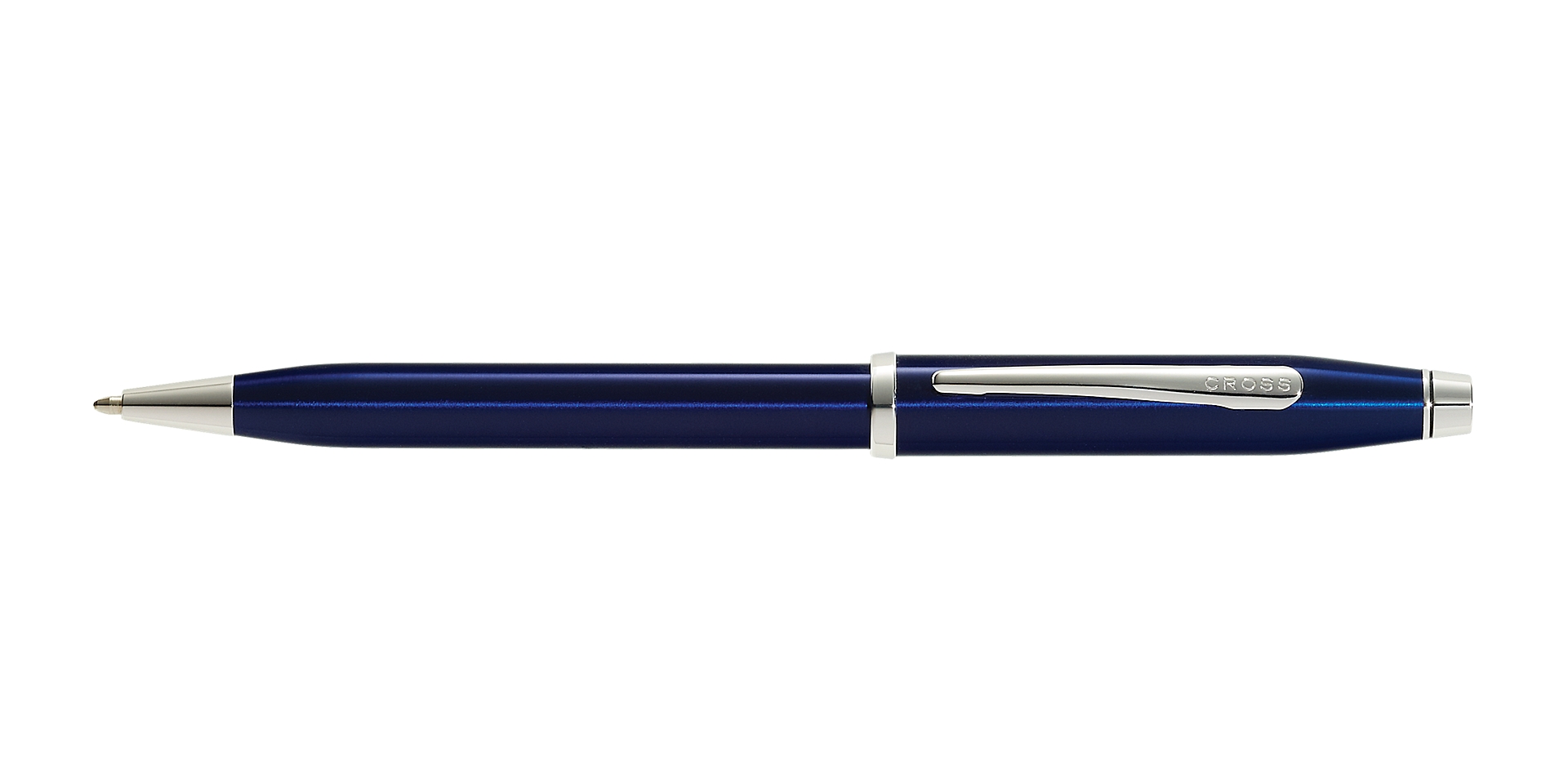 Cross Century II Translucent Blue Lacquer Ballpoint Pen Picture