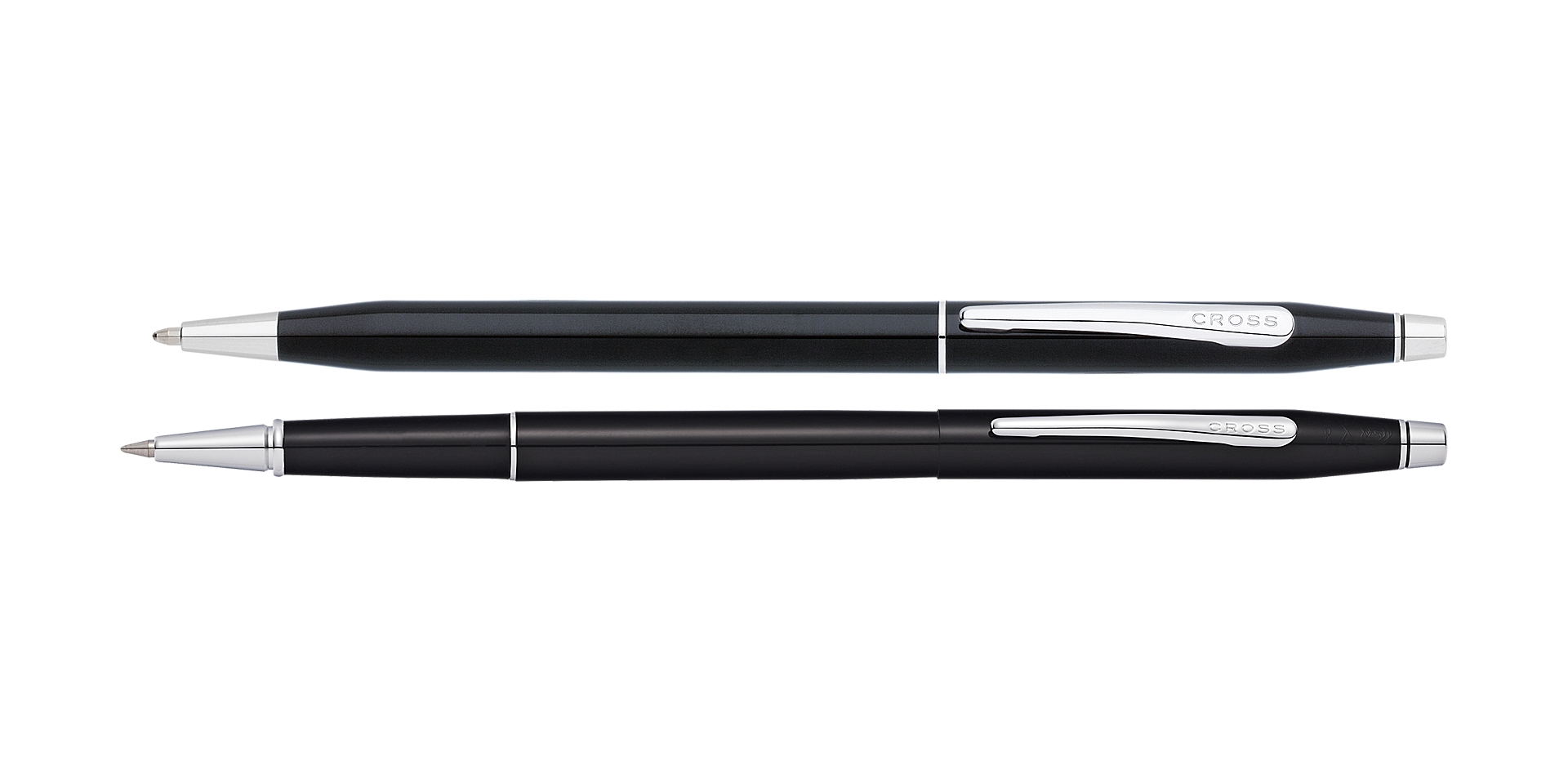 Classic Century® Black Lacquer Ballpoint and Rollerball Gift Set