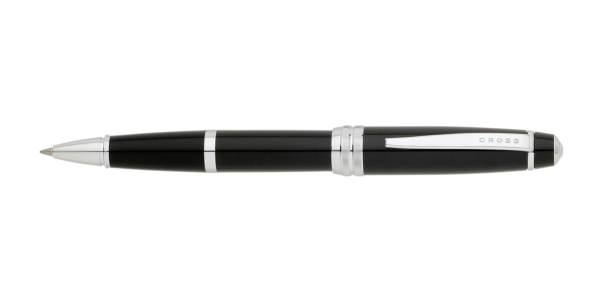 Cross Bailey Black Lacquer Selectip Gel Rolling Ball Pen Picture