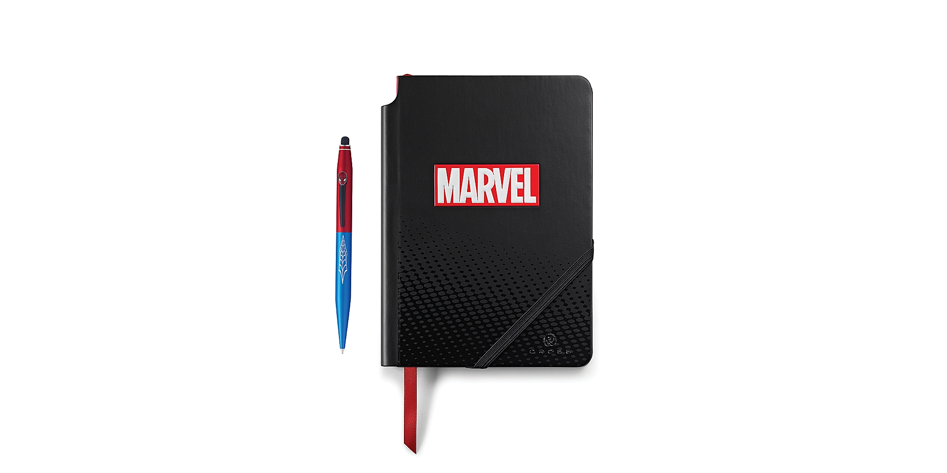 Cross Cross Marvel Tech2 and Journal Gift Set featuring Spider-Man Picture