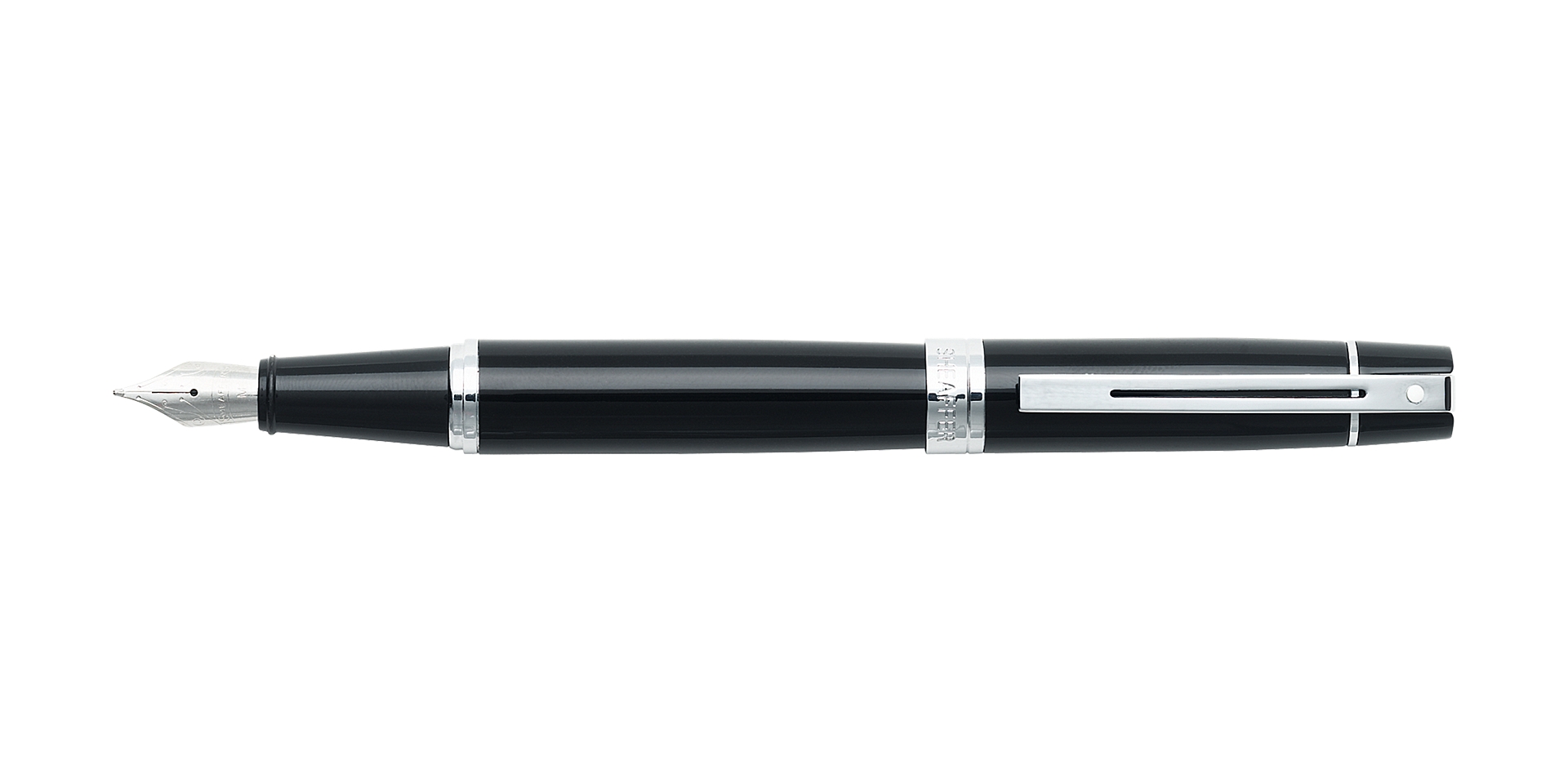 Cross Sheaffer 300 Glossy Black Fountain Pen Picture