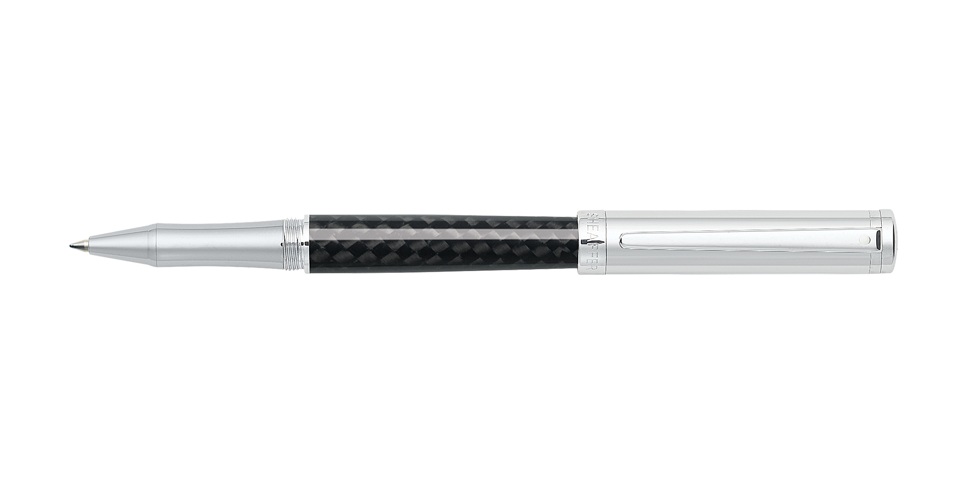 Cross Sheaffer Intensity Carbon Fiber Barrel with Chrome Cap Rollerball Pen Picture