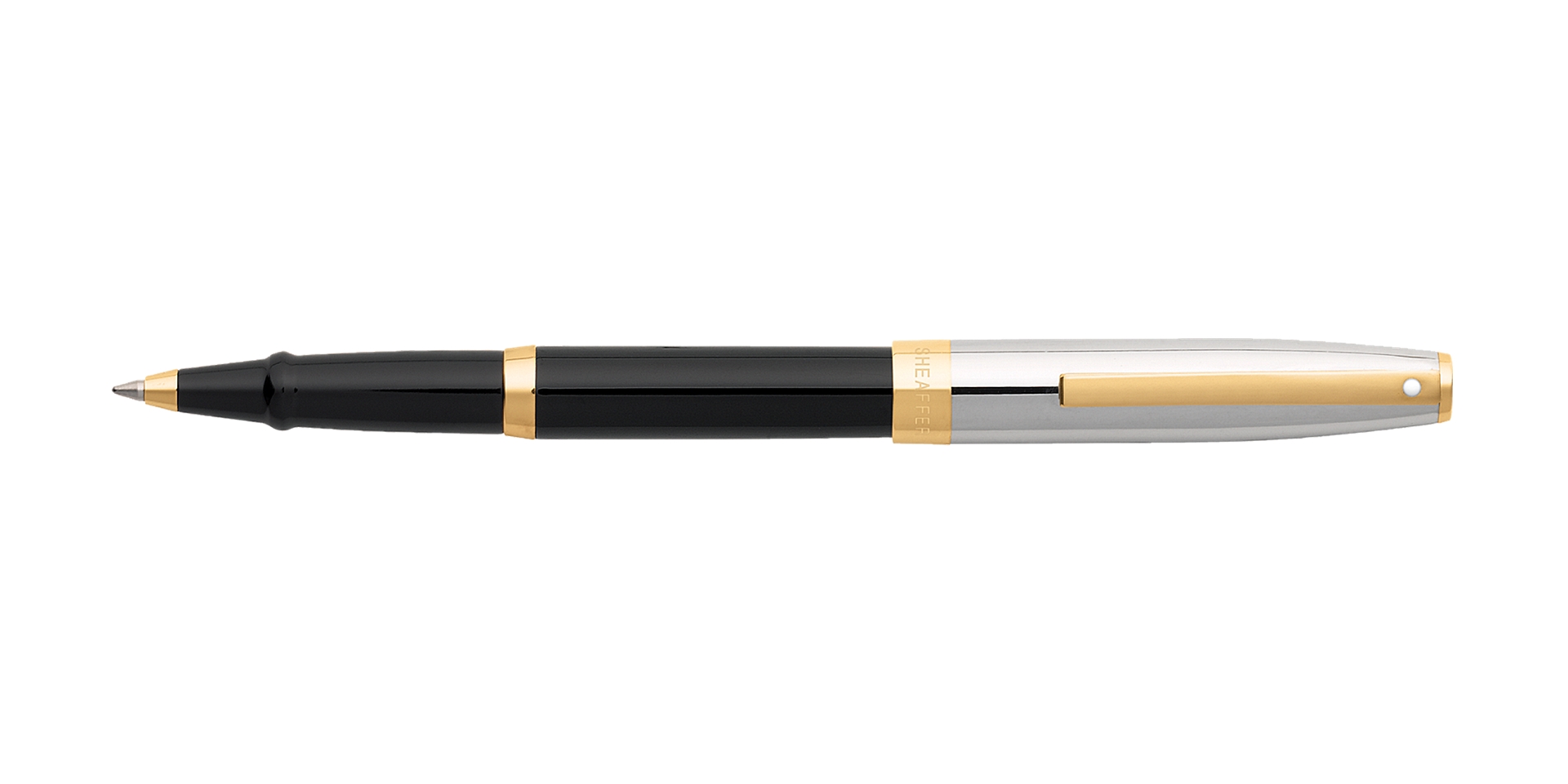 Cross Sheaffer® Sagaris® Black Barrel and Chrome Cap Rollerball Pen Picture