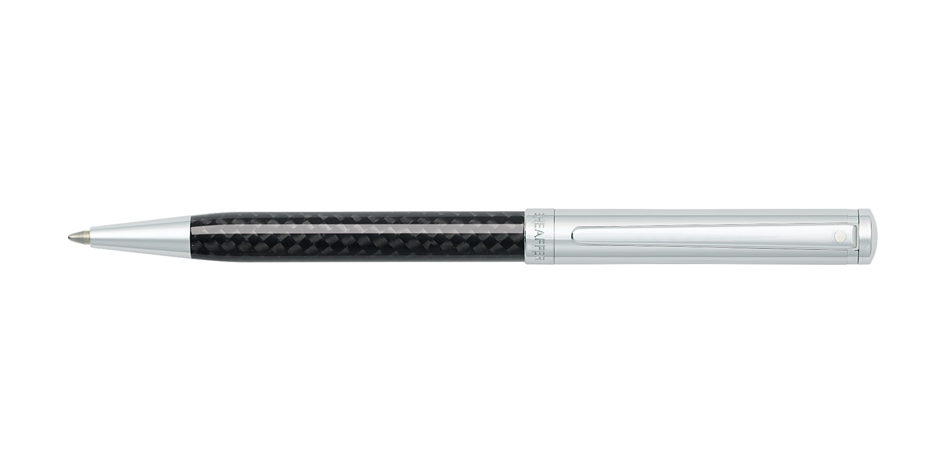 Sheaffer Intensity Carbon Fiber Barrel with Chrome Cap Ballpoint Pen