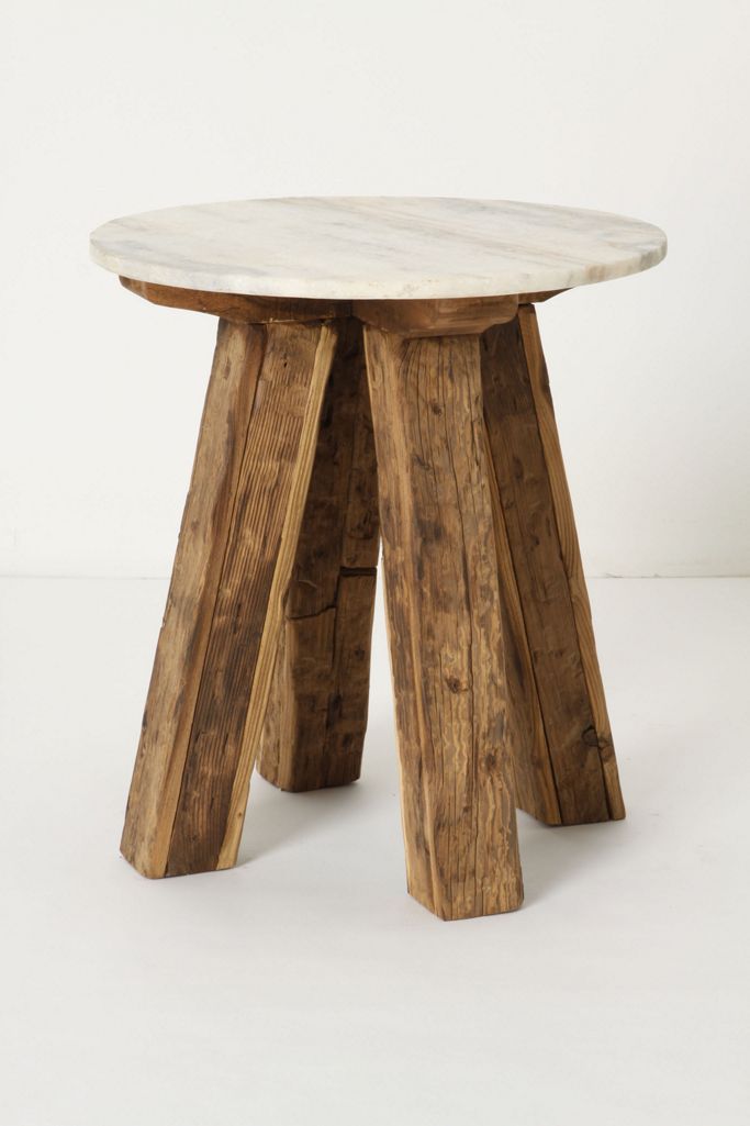 Marble Topped Side Table Anthropologie