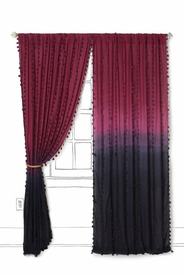 Wavering Ombre Curtain Anthropologie