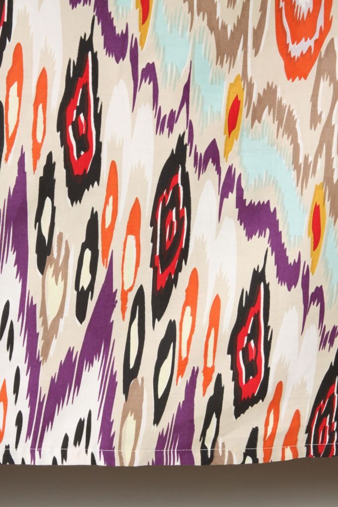 Dynamic Ikat Bedskirt Anthropologie