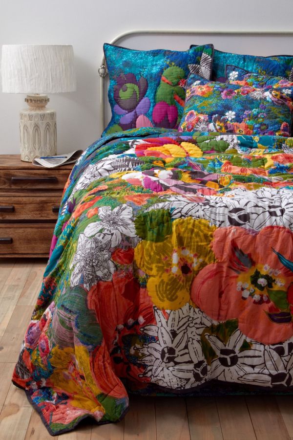 Lush Landscape Quilt | Anthropologie